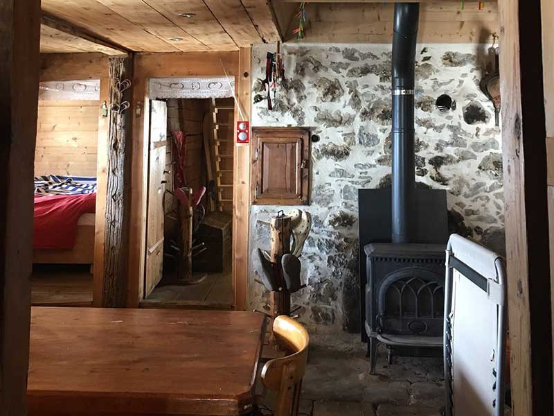 Location du Chalet au Grand Bornand, refuge et chambre d'hôtes - intérieur authentique